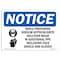Signmission Sign, 7" H, 10" W, Rigid Plastic, While Preparing Sodium Hypochlorite Sign With Symbol, Landscape OS-NS-P-710-L-19057 - alternate 1